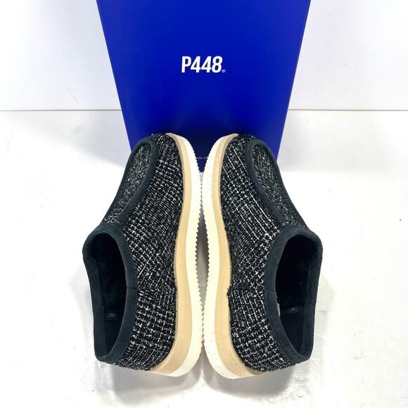 P448 Bubble Shaka Women Black Indoor/Outdoor Slipper Size 9 Textile/Faux Fur New - Picture 12 of 13